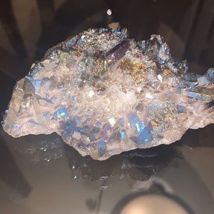 Angel Aura Amethyst Cathedral cluster crystal